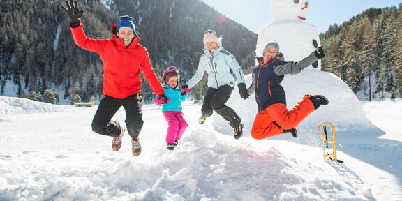 Schneemann Niederthai - Nordic Sports Arena Niederthai - Niederthai