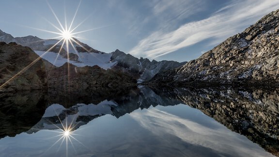 Lake behind the Hildesheimer Hütte - Ötztal