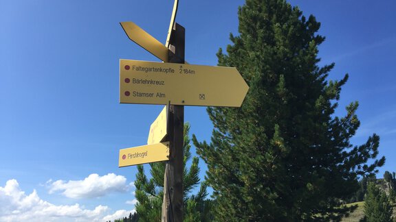 Trail sign Schatzrunde Ochsengarten - Nicole Klotz