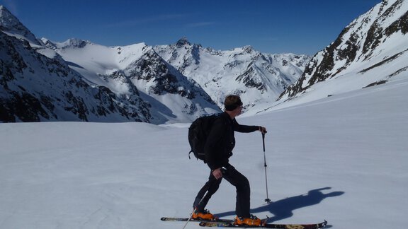 Blick das Kar zurück gegen Südwesten - Ötztal