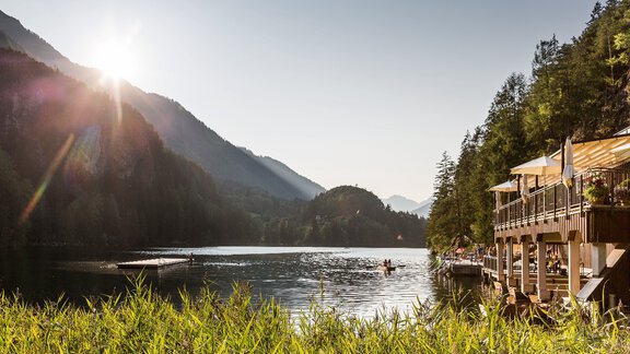 Restaurant by the lake - Ötztal Tourismus Büro Oetz