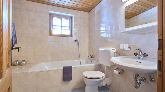 Badezimmer Alpenwald - Forest Chalet - Obergurgl 