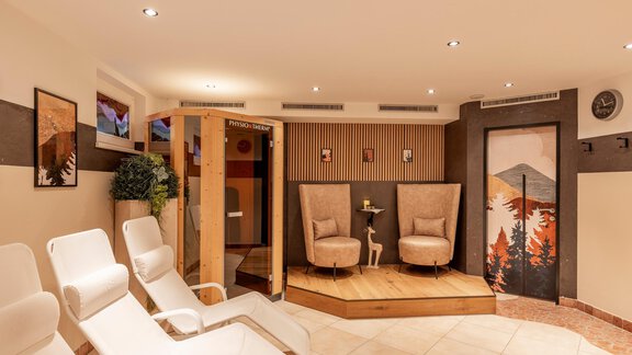Wellnessbereich mit gemütlichem Ruheraum - Haus Aktiv - Obergurgl 