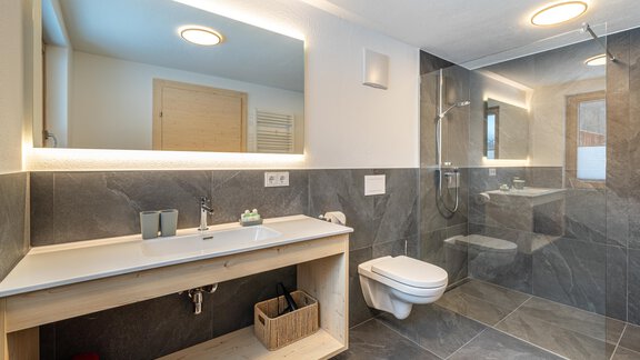 Badezimmer - Haus Gstrein - Obergurgl 