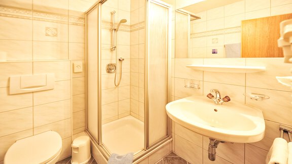 Doppelzimmer Dusche/WC - Haus Timmelseck - Obergurgl 