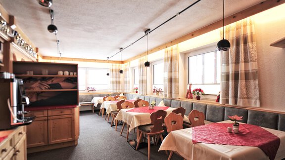 Frühstücksraum - Haus Timmelseck - Obergurgl 