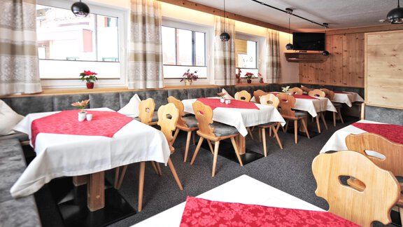 Frühstücksraum - Haus Timmelseck - Obergurgl 