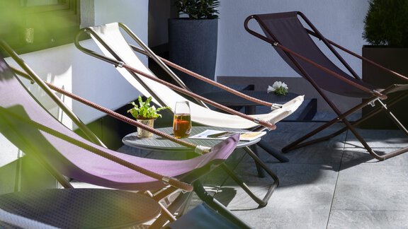 Detail Terrasse - Haus Verwall Appartements - Obergurgl 