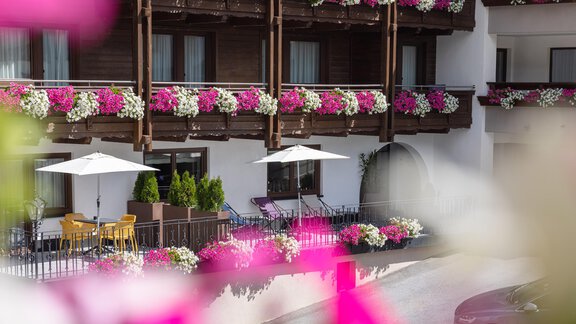 Terrasse Zoom - Haus Verwall Appartements - Obergurgl 