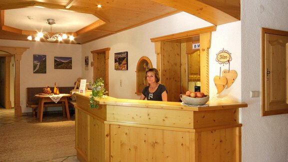 Rezeption - Haus Wendlhof - Obergurgl 
