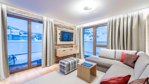 RIGHT_Wohnbereich - Alpenappartement Piccard N°5 - Obergurgl 