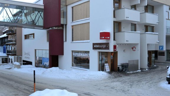Einfahrt Parkplatz - App. Diamant Obergurgl - Obergurgl 