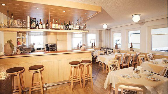 Frühstücksraum im Haus Aktiv - Dependance Villa Alpin - Obergurgl 