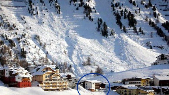 Ostansicht von der anderen Talseite - Ferienwohnung Zirmkogl - Obergurgl 