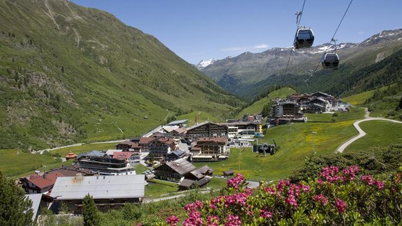 Ortsaufnahme Obergurgl Sommer - Haus Diamant - Obergurgl 