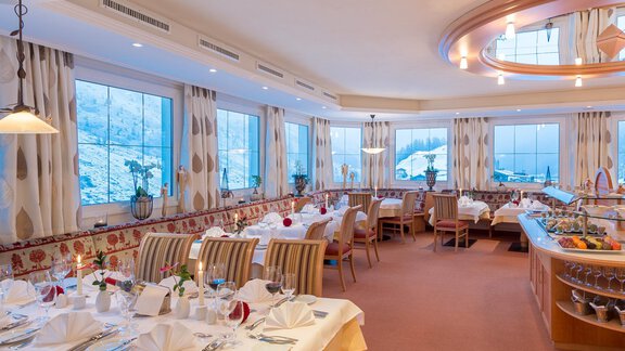 Speisesaal - Hotel Olympia - Obergurgl 