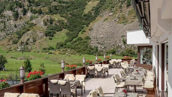 Terrasse - Hotel Wiesental - Obergurgl 