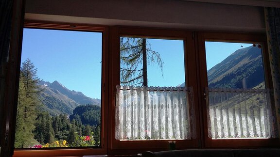 Aussicht WZ SZ Süden - Inka Walter-Greiffenhagen Apartment - Obergurgl 