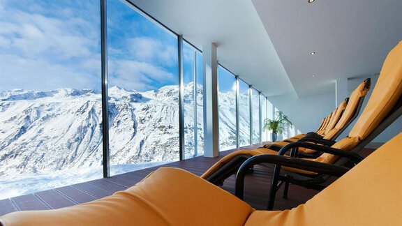 Ruheliegen Aussicht - Alpenhotel Laurin - Hochgurgl