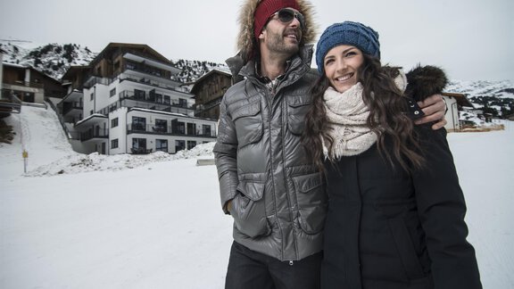 Winterspaziergang - Gletscherblick - Serviced Apartments - Obergurgl 