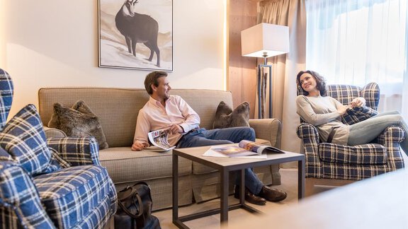 Wohnbereich Suite Gurgl - Alpen-Wellness Resort Hochfirst - Obergurgl 