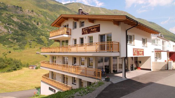 Haus Ansicht Süd/Ost - Appartement's Andy - Obergurgl  | © Appartement's Andy