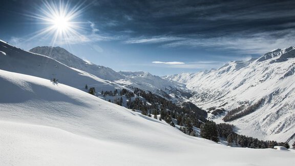 Skigebiet - Burghotel Alpenglühn - Obergurgl 