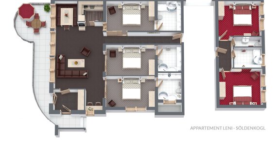 Appartement-Leni-Söldenkogl - LENI MOUNTAIN APPARTEMENTS - Sölden