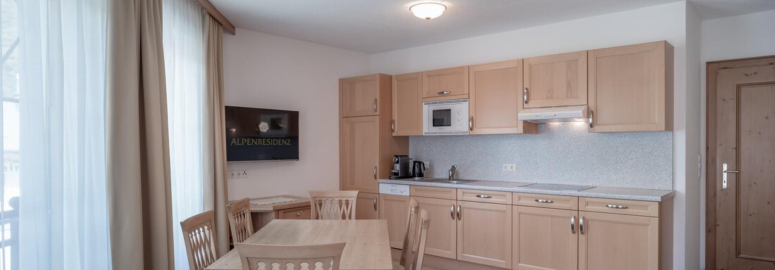 Wohnküche Wohnküche - Ferienwohnung de Luxe Alpenresidenz am Mühlbach - Obergurgl
