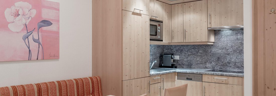 Wohnküche Wohnküche - Ferienwohnung de Luxe Alpenresidenz am Mühlbach - Obergurgl