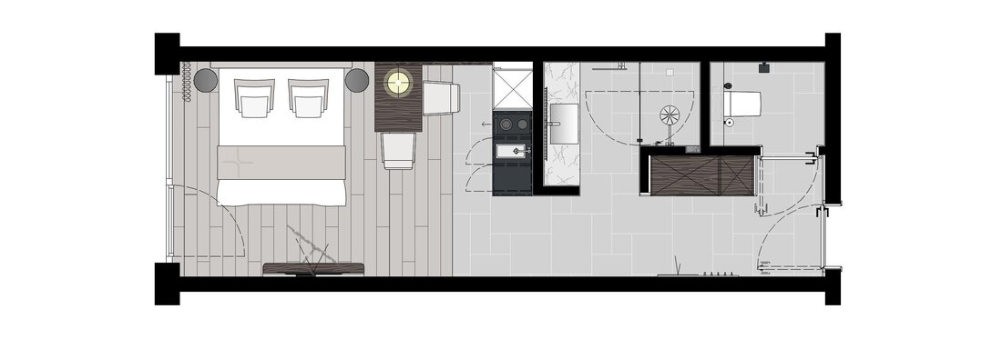 Grundriss-Studio-D8 - Ferienwohnung de Luxe Alpenresidenz am Mühlbach - Obergurgl 