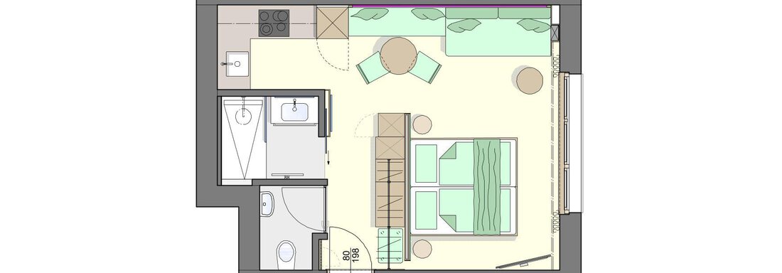 Grundriss - Haus Elisabeth - Obergurgl 