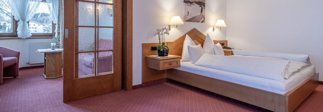 Wohn- Schlafbereich - Hotel Jagdhof - Obergurgl 