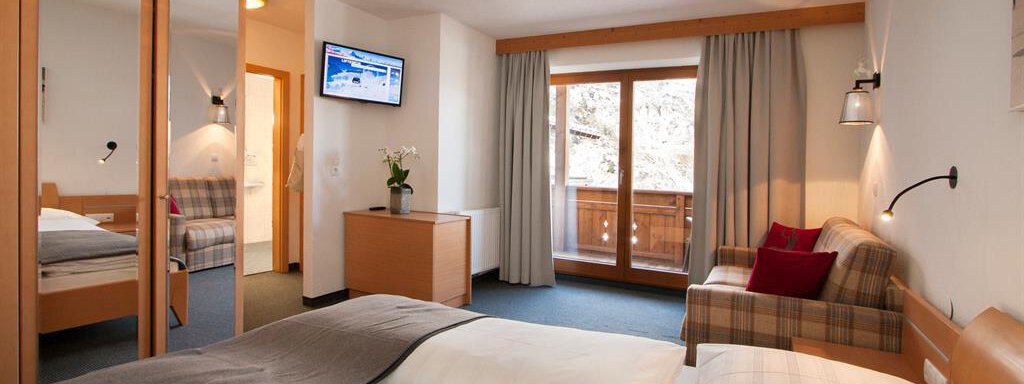 Beispiel Erstes Schlafzimmer Beispiel Erstes Schlafzimmer - Apartmenthaus Gurglhof - Obergurgl