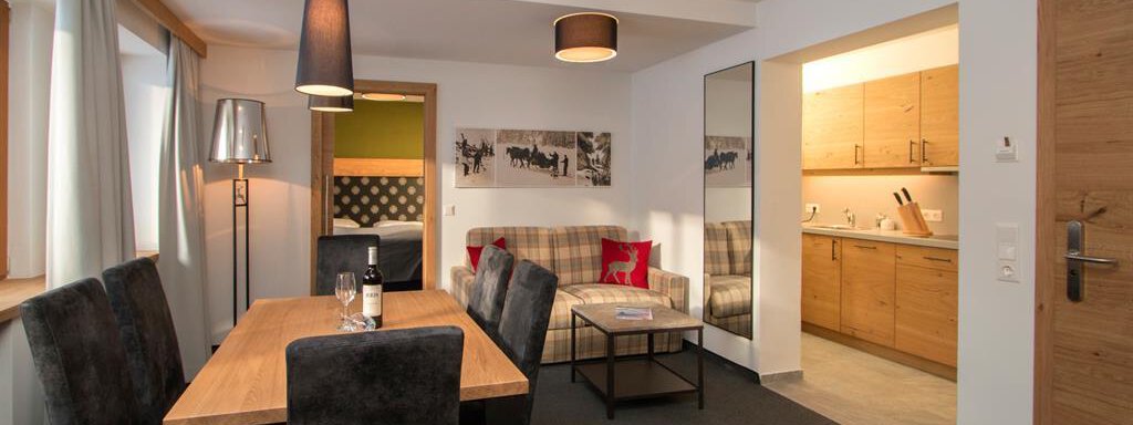 Beispiel Wohnzimmer Beispiel Wohnzimmer - Apartmenthaus Gurglhof - Obergurgl