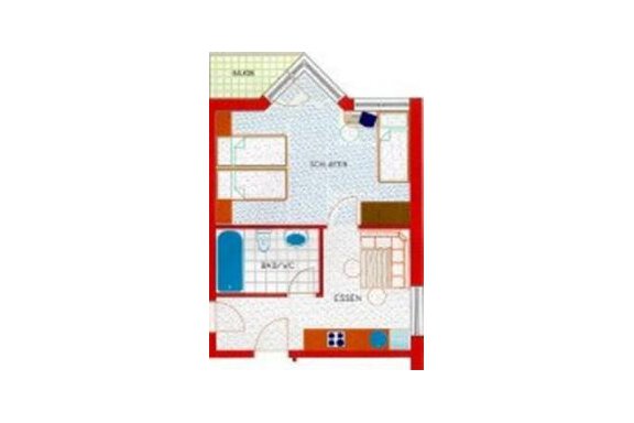 Skizze App. 3 Skizze App. 3 - Ferienwohnung Romana - Obergurgl