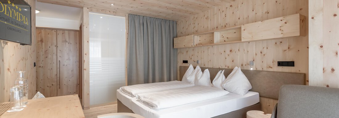 Zirbenlodge Small als Doppelzimmer | © Hotel Olympia (CC C) Zirbenlodge Small als Doppelzimmer - Hotel Olympia - Obergurgl
