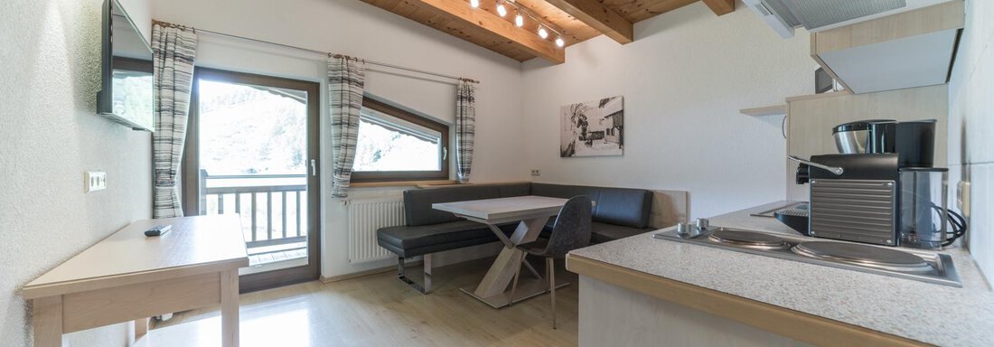 Apart M Küche Apart M Küche - Pension Bergfrieden - Obergurgl