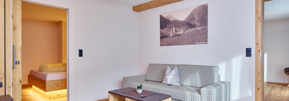 Schlafwohnraums STEINBOCK - Hotel Alt Vent - Tyrol - Vent